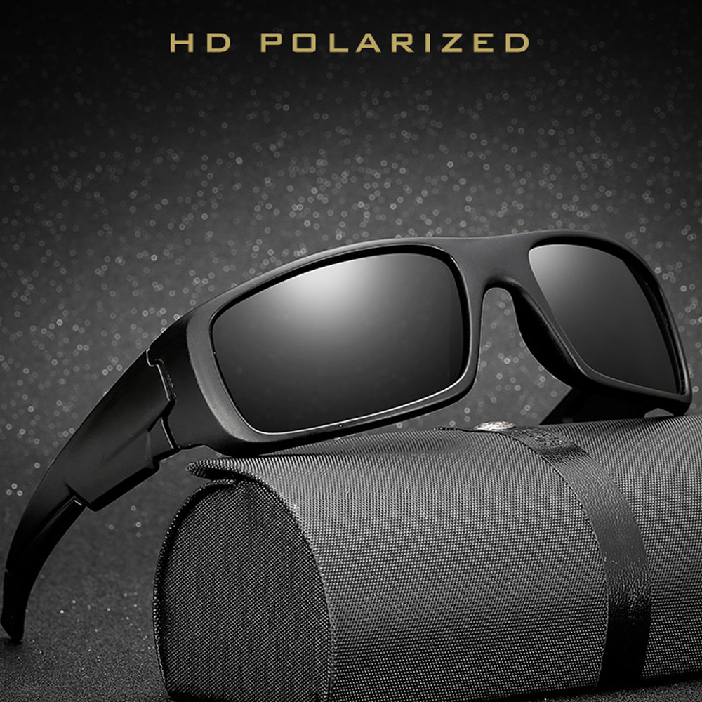 Lunettes de soleil polarisées de luxe hommes femmes marque concepteur rétro conduite nuances mâle lunettes de soleil pour hommes carré lunettes de soleil miroir Oculos