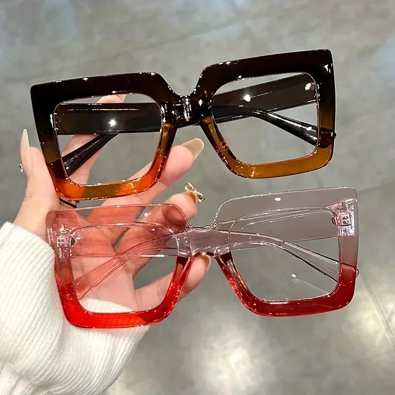Lunettes de lecture à grande monture pour hommes et femmes, lunettes de presbytie respirantes, lunettes vintage Plus, chimfashion, 0 + 1.0 + 4.0