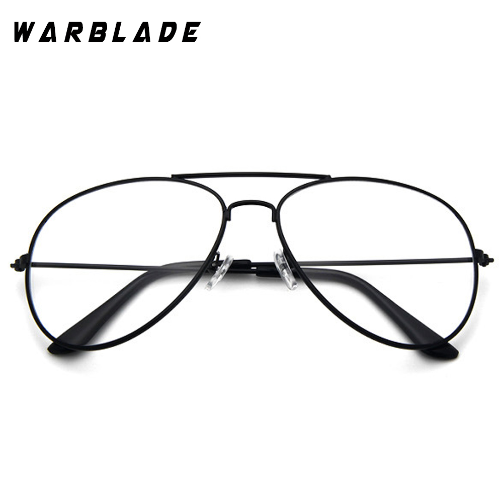 Lunettes de pilote classiques transparentes, monture en alliage, optique d'aviation, pour hommes, lentille oculos de sol WarBLade