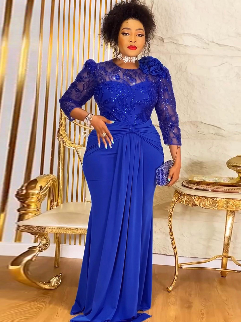 Robes longues élégantes pour femmes 2026 – Vêtements d'été africains Dashiki Ankara Maxi – Robes de soirée et de mariage – Tenues africaines
