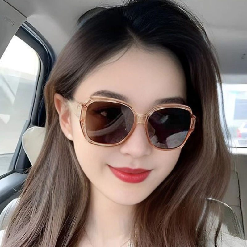 Lunettes de soleil polarisées compatibles avec les lunettes de vue, protection UV pour hommes et femmes, pour affiner le visage rond, idéales pour la conduite