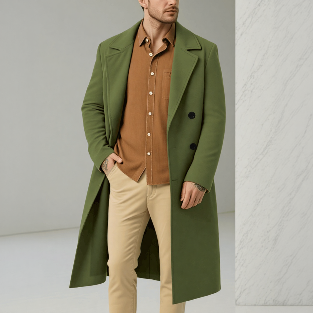 Veste à Double boutonnage pour hommes, manteau d'affaires décontracté pour hommes, automne hiver, Blazer en laine épaisse et chaude, vêtements de cérémonie, costume d'extérieur