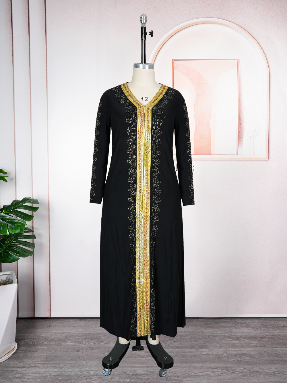 Robe de soirée caftan marocain en mousseline de soie, style boubou djellaba, pour femmes, mode africaine musulmane de Dubaï, abayas pour femmes