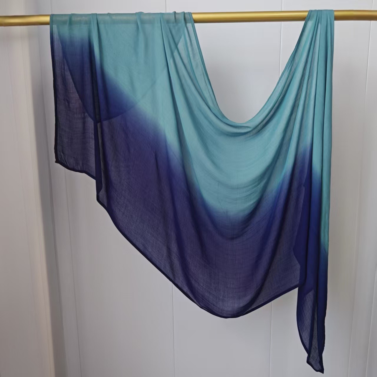 Premium Ombre Modal Hijab dégradé rayonne coton Hijab écharpe dame enveloppes et châles Musulman bandeau islamique Turban Foulard