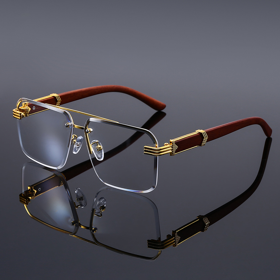 Une paire de lunettes de soleil tendance texturées à double pont, idéales pour le streetwear, les fêtes, les festivals de musique, les cadeaux et les vacances