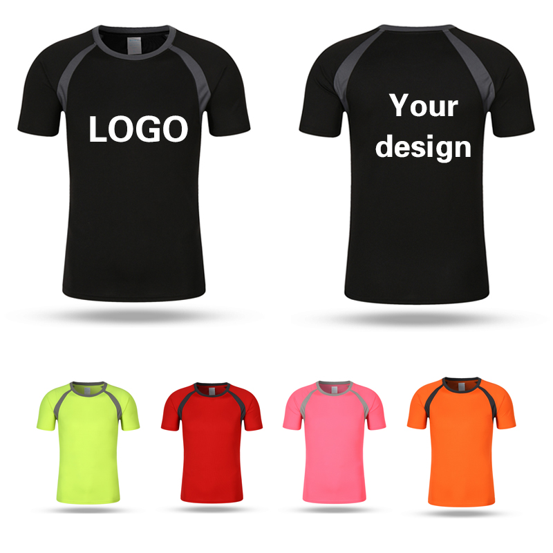 T-shirt surdimensionné à séchage rapide avec logo personnalisé pour hommes et femmes, t-shirt personnalisé pour la course, la construction de groupes d'entreprise, l'événement, QuePrint, le bricolage