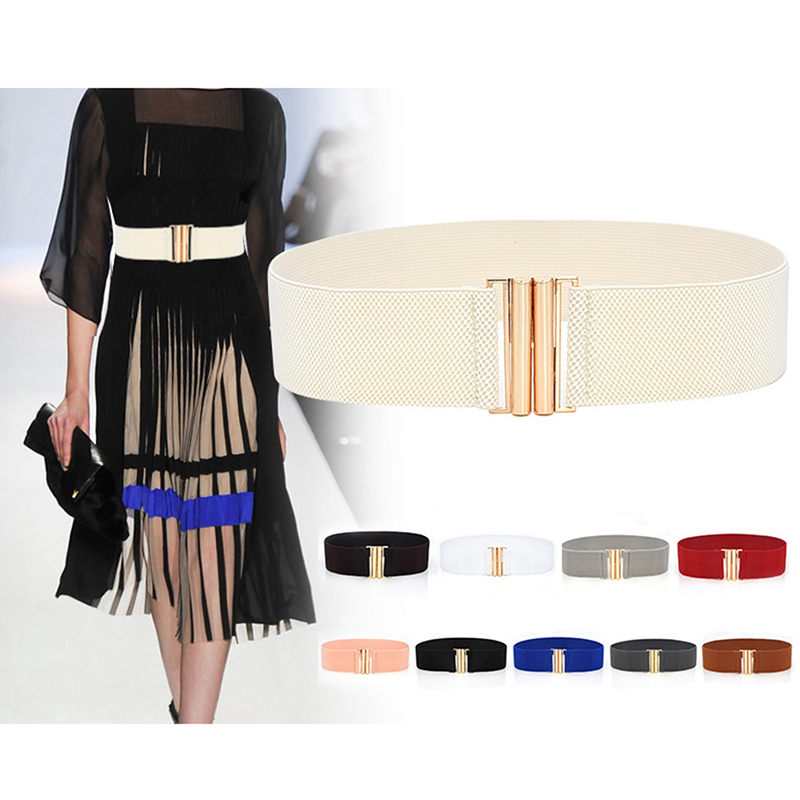 Ceinture élastique large pour femme, ceinture de robe, accessoires de mode