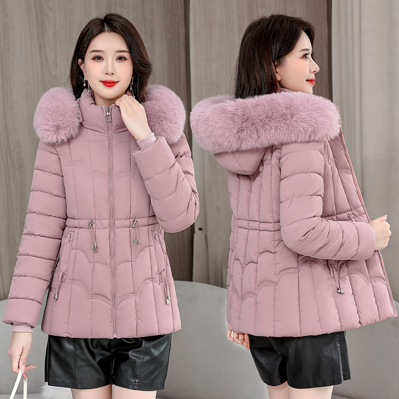 Hiver 2025 nouvelle doudoune femmes Parkas mode haute qualité chaud coton rembourré manteau dames court pardessus à capuche hauts
