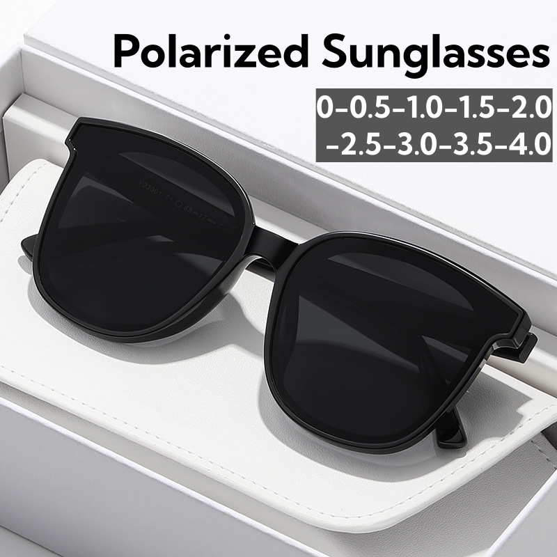 Grandes lunettes de soleil carrées unisexes pour myopie, lunettes de soleil de conduite classiques, lunettes rétro pour hommes et femmes, lunettes à courte vue, UV400