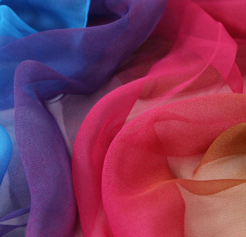 Foulard Bandana à Pois en Mousseline de Soie pour Femme, Châle Long, Turban Élégant, Complément de Protection Solaire, Écharpe de Tendance, Accessoire pour Été