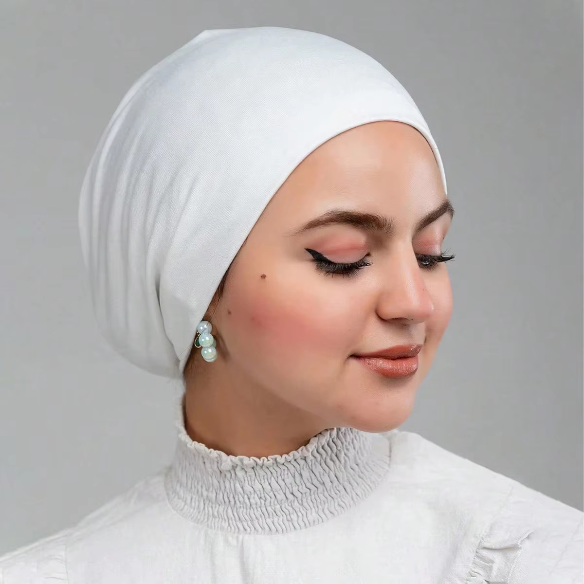 Nouvelles sous-bonnets musulmans pour femmes 2026 en jersey extensible, bonnets intérieurs pour hijabs, sous-bonnets à devant rond, bonnets islamiques pour femmes, turbans, bonnets, bandanas