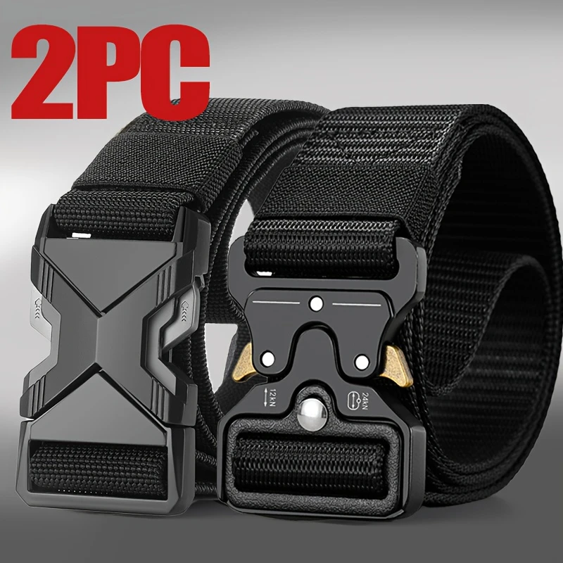 Ceinture tactique pour hommes, ceinture de mode, multifonctionnelle, pour le camping, le golf, les activités de plein air, ceinture décorative pour hommes