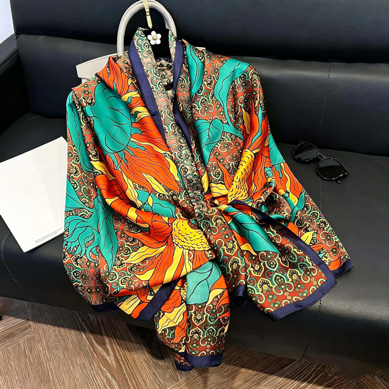 Écharpes de protection solaire pour couple, style mode, châles d'hiver pour femmes, écharpes en cachemire de luxe, pour cadeau, nouveau modèle 180x90CM, hijab en soie chaude