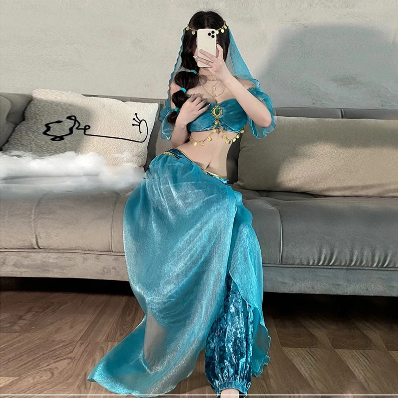 Uniformes de déesse Sexy, Cosplay de la reine égyptienne, danse du ventre, Aladdin, danse indienne, vêtements exotiques pour boîte de nuit d'hôtel