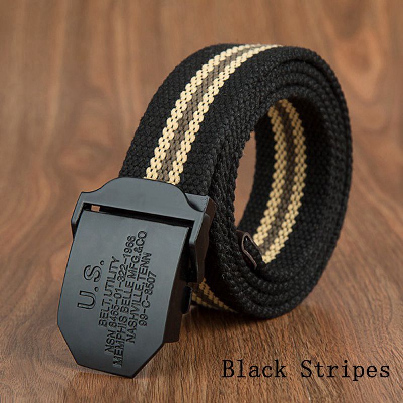 Ceinture noire pour homme avec boucle américaine, ceinture tactique de style western, ceinture extra longue pour jeans, pour hommes grands et corpulents