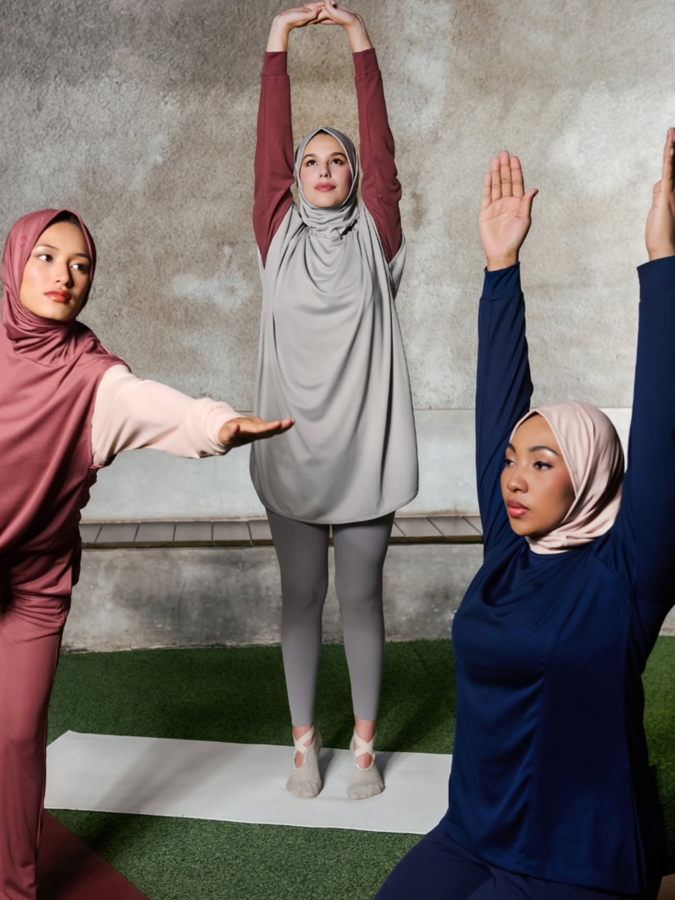 Hijab sport à capuche grande taille, écharpe à séchage rapide, hijab instantané pour femmes musulmanes, facile à porter, vêtements de sport pour femme, gym