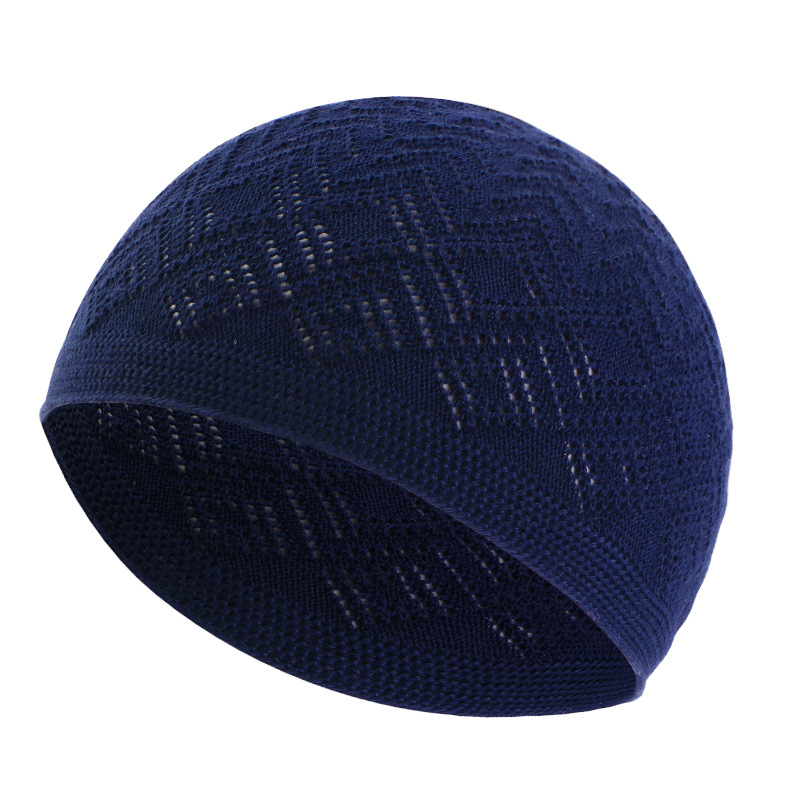 Chapeaux de prière doux tricotés de Style ajouré pour l'extérieur, bonnets unisexes, casquette ventilée, chapeau de tête enveloppant pour hommes juifs islamiques, cadeaux
