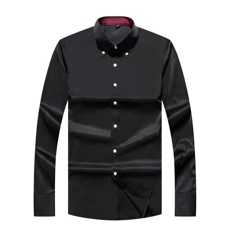 Chemise blanche à manches longues pour hommes, chemise décontractée, coupe couvertes, vêtements d'affaires formels, coréen, non repassage, printemps, automne, nouveau