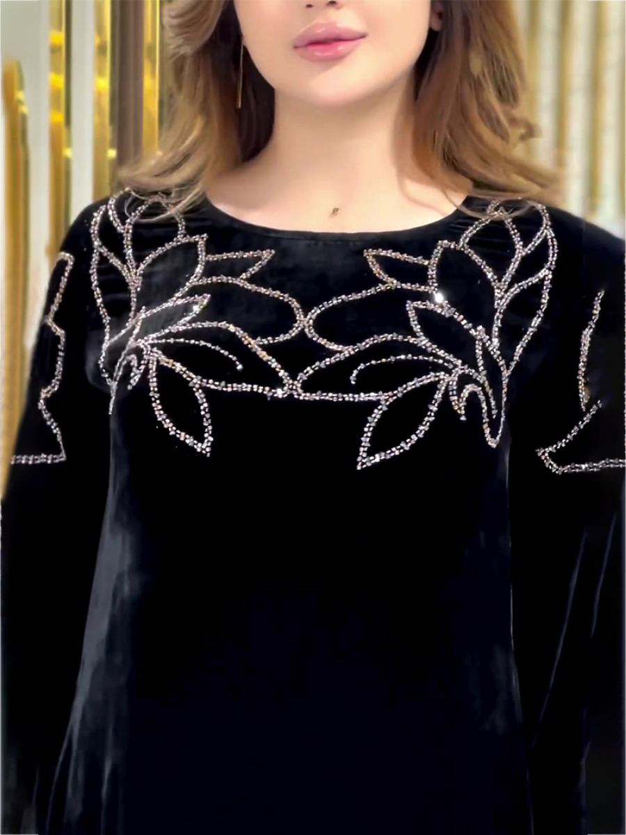 Eid Robe de soirée musulmane pour femmes Abaya printemps velours diamant robes Ramadan ceinture robes Largos dubaï Robe Jalabiya 2024