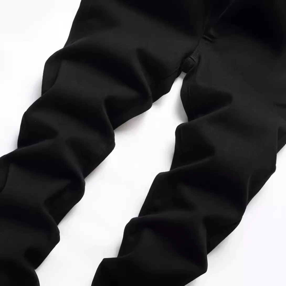 Jeans garçon denim pantalon enfants pantalon droit lavé en détresse taille moyenne poches cheville longueur pantalon grands enfants Streetwear 2025