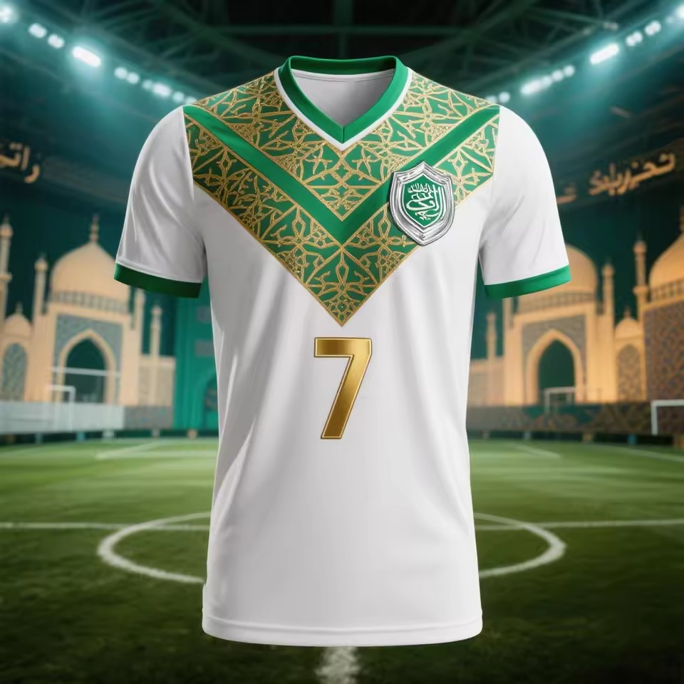 T-shirt de Football avec drapeau de l'arabie saoudite, tendance d'été, emblème National imprimé en 3D, t-shirts de sport amples et respirants, Y2k