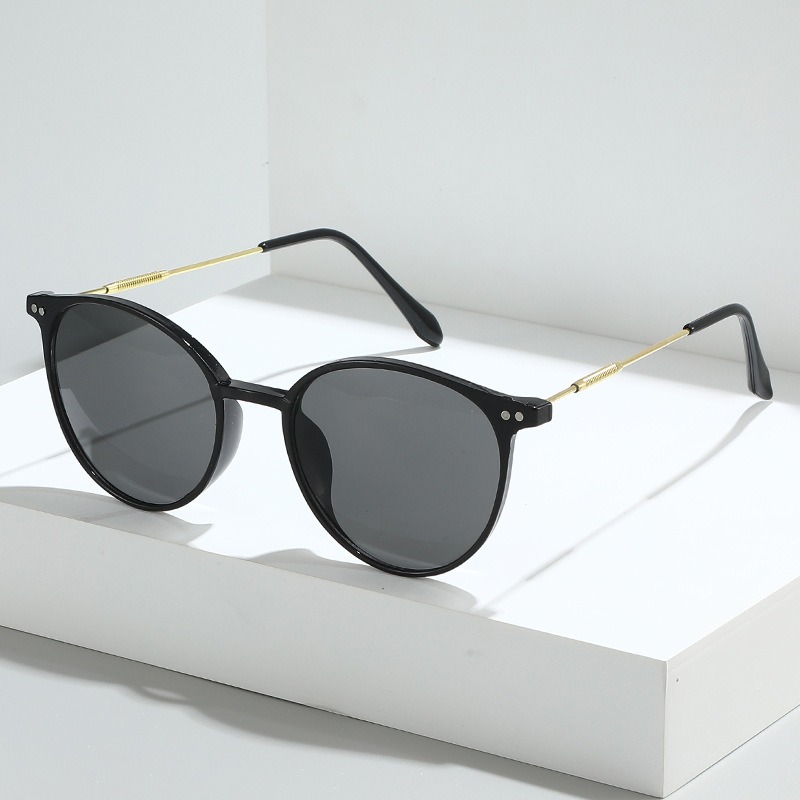 Lunettes de soleil rondes vintage pour femmes, lunettes de soleil de marque de luxe pour hommes, lunettes de soleil pour la pêche en plein air, protection UV