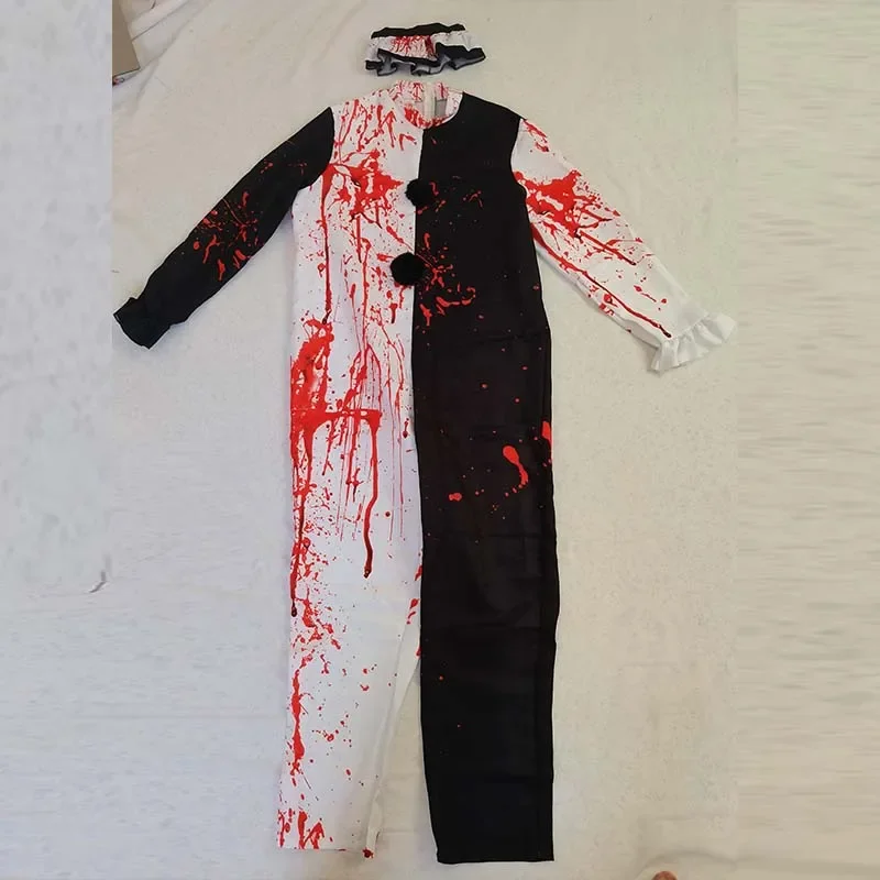 Costumes d'halloween pour hommes, Costume de Cosplay Art le Clown, film Terrifierr 2, combinaison sanglante, tenues d'horreur