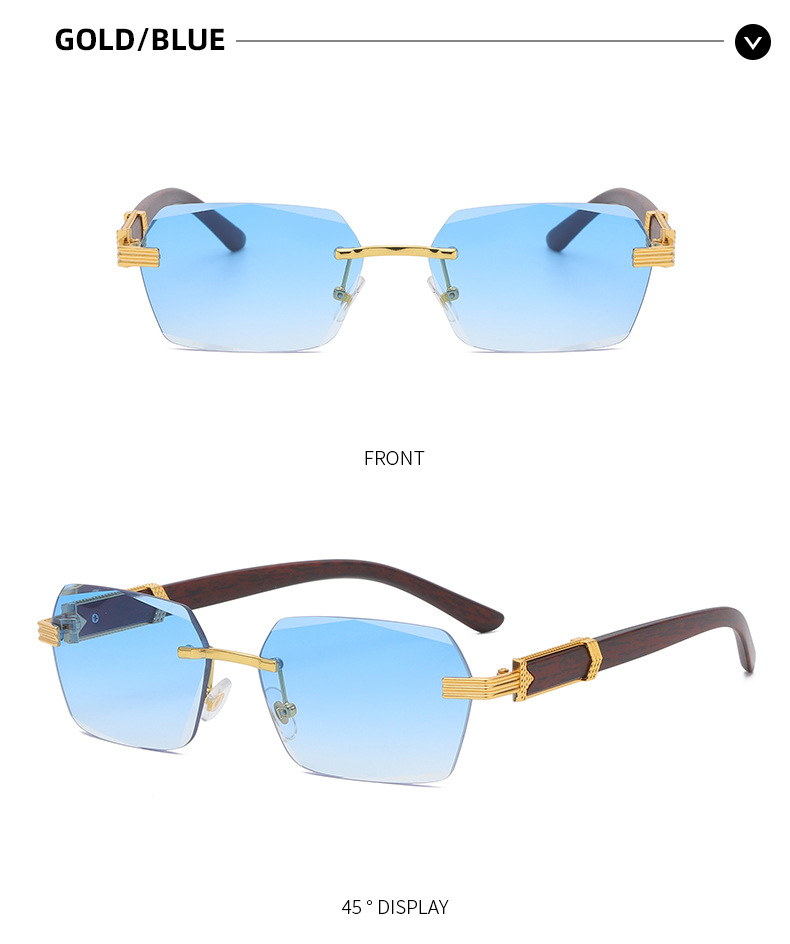 Lunettes de soleil rectangulaires pour hommes et femmes, petites lunettes de soleil carrées, mode populaire, été, voyage, 2024
