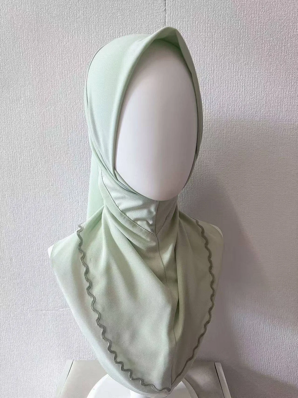 Nouveau Hijab Turban Malaisien pour Femme, Polyvalent, Respirant, à Rayures, Bonnet Instantané, Foulard Quotidien Décontracté pour le Ramadan