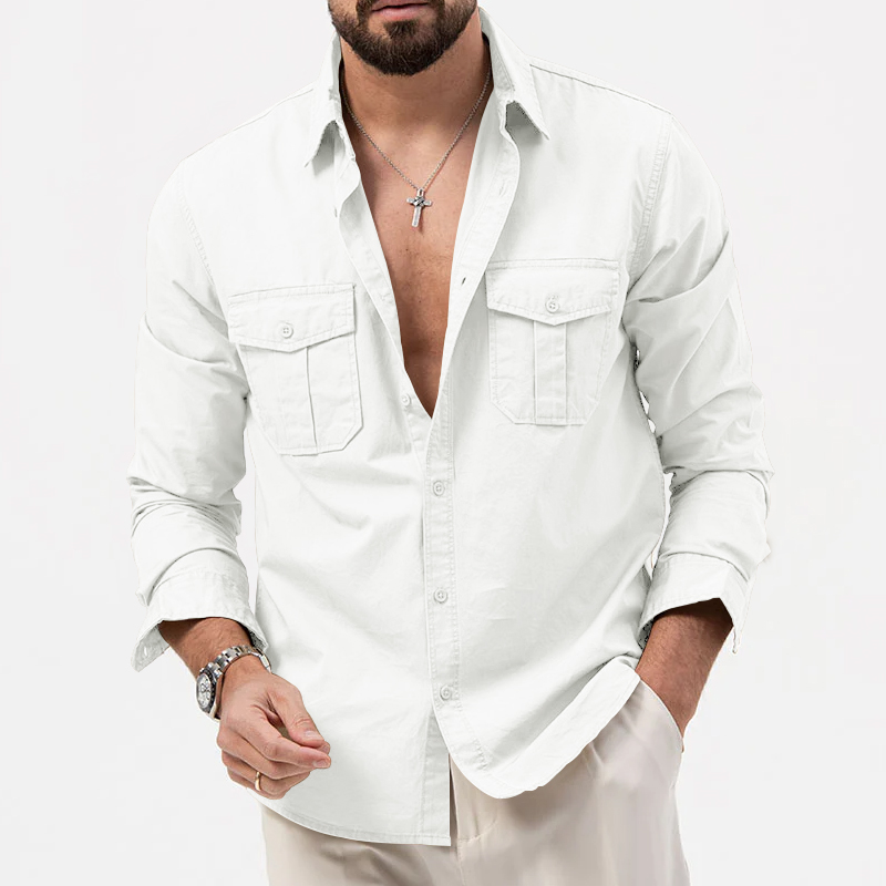 Chemise à manches longues pour hommes, vêtements de Fitness rétro Tiki de couleur unie, chemise d'automne de Jogging et de Fitness de rue Harajuku de haute qualité