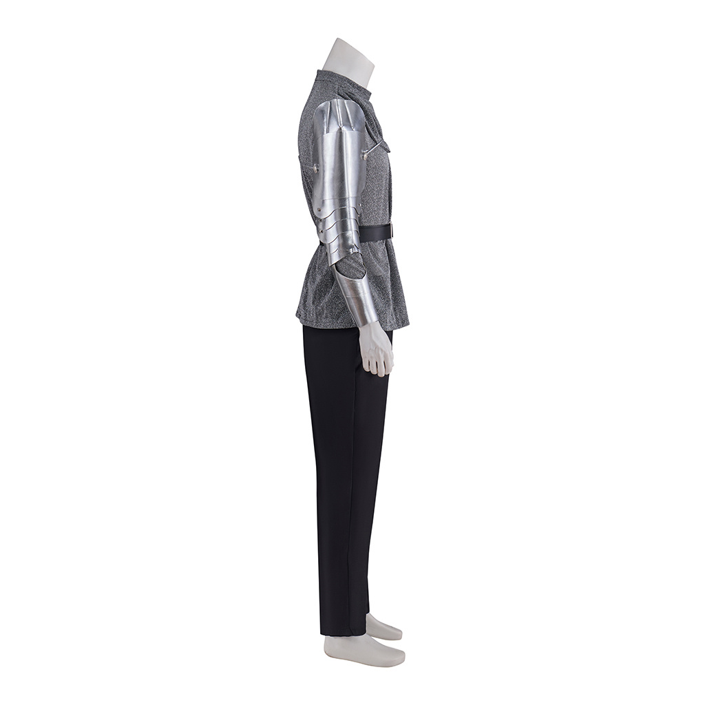 Film Romeo et Juliette Cosplay Costume Romeo chevalier Prince gris tenues hommes Romeo Renaissance médiévale tenues d'Halloween