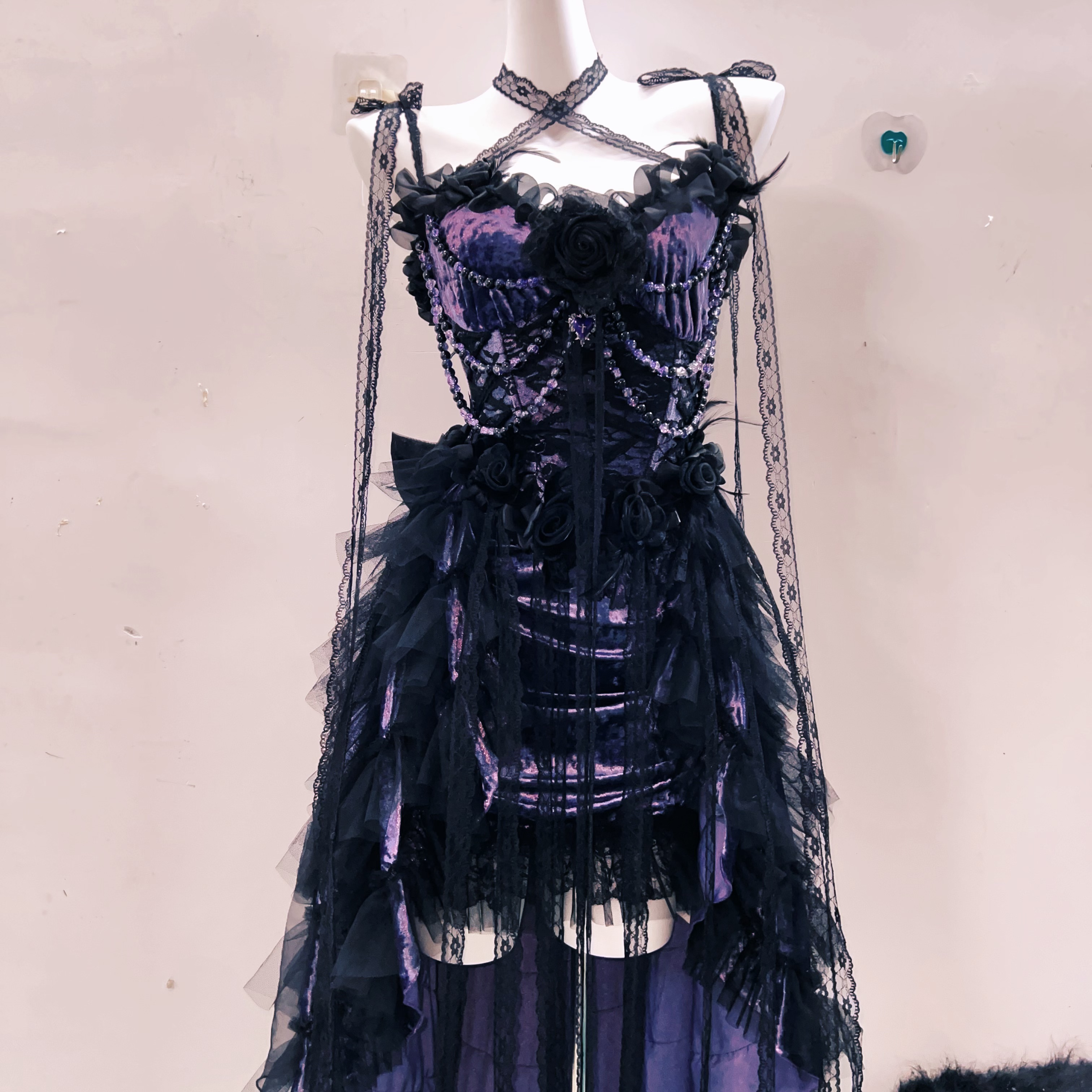 Robe formelle unique y2k robe formelle robe formelle gothique Harajuku robe formelle vintage robe formelle vêtements gothiques vêtements y2k