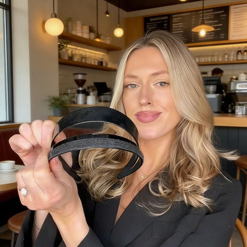 Bandeau pour cheveux pour femmes, accessoires coiffure, volumisant, forte tenue, à mode, confortable, cerceau pour 2 H7EF