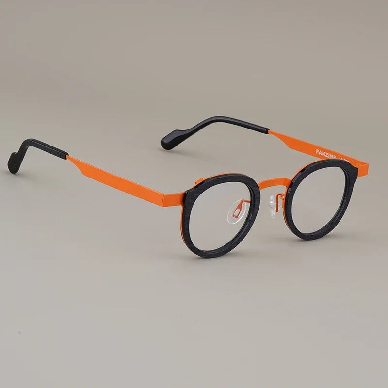 Montures de lunettes de haute qualité France Designr Style Vintage rétro lunettes ovales mode monture de lunettes lunettes FANZINE