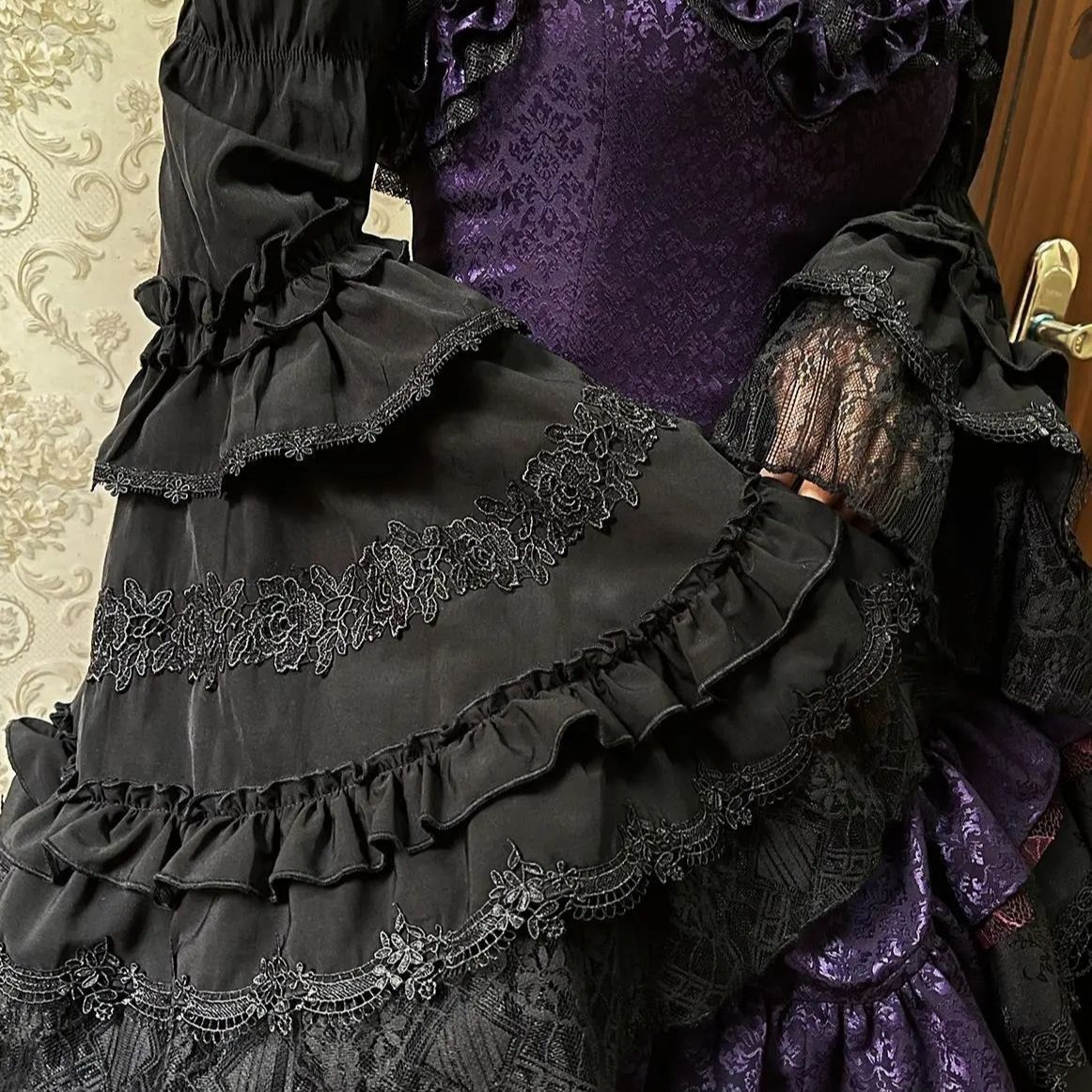 Chemisiers Lolita pour femmes mode Blusas Mujer chemises et chemisiers noirs Blusas Femininas Elegantes Punk gothique Vintage Harajuku