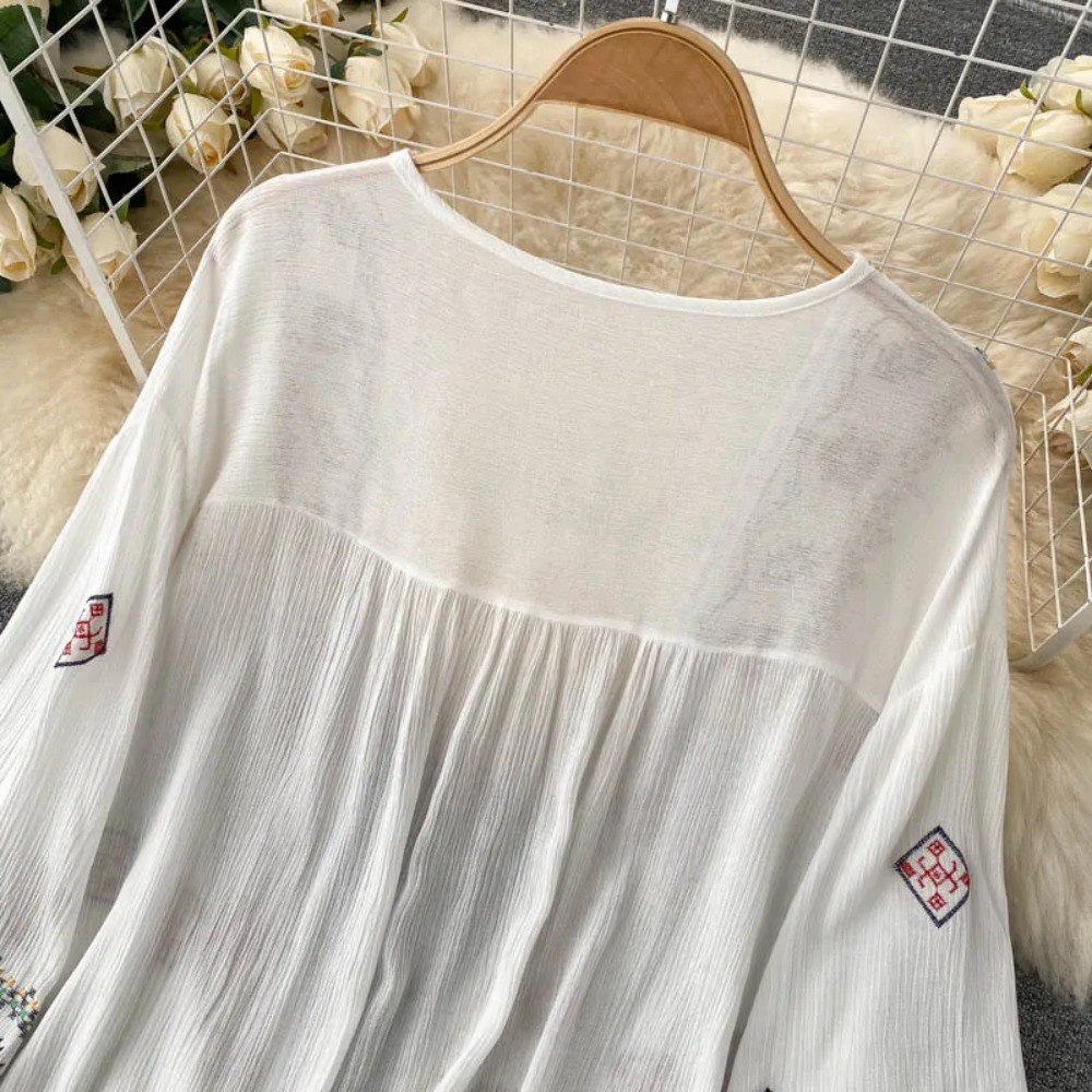Robe de plage brodée à franges pour femmes, ample, Sexy, style Boho, décontracté, pour les vacances