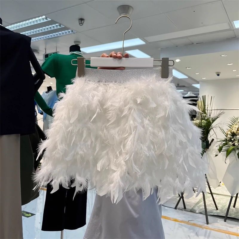 Jupe bouffante en plumes Party Princess pour femmes