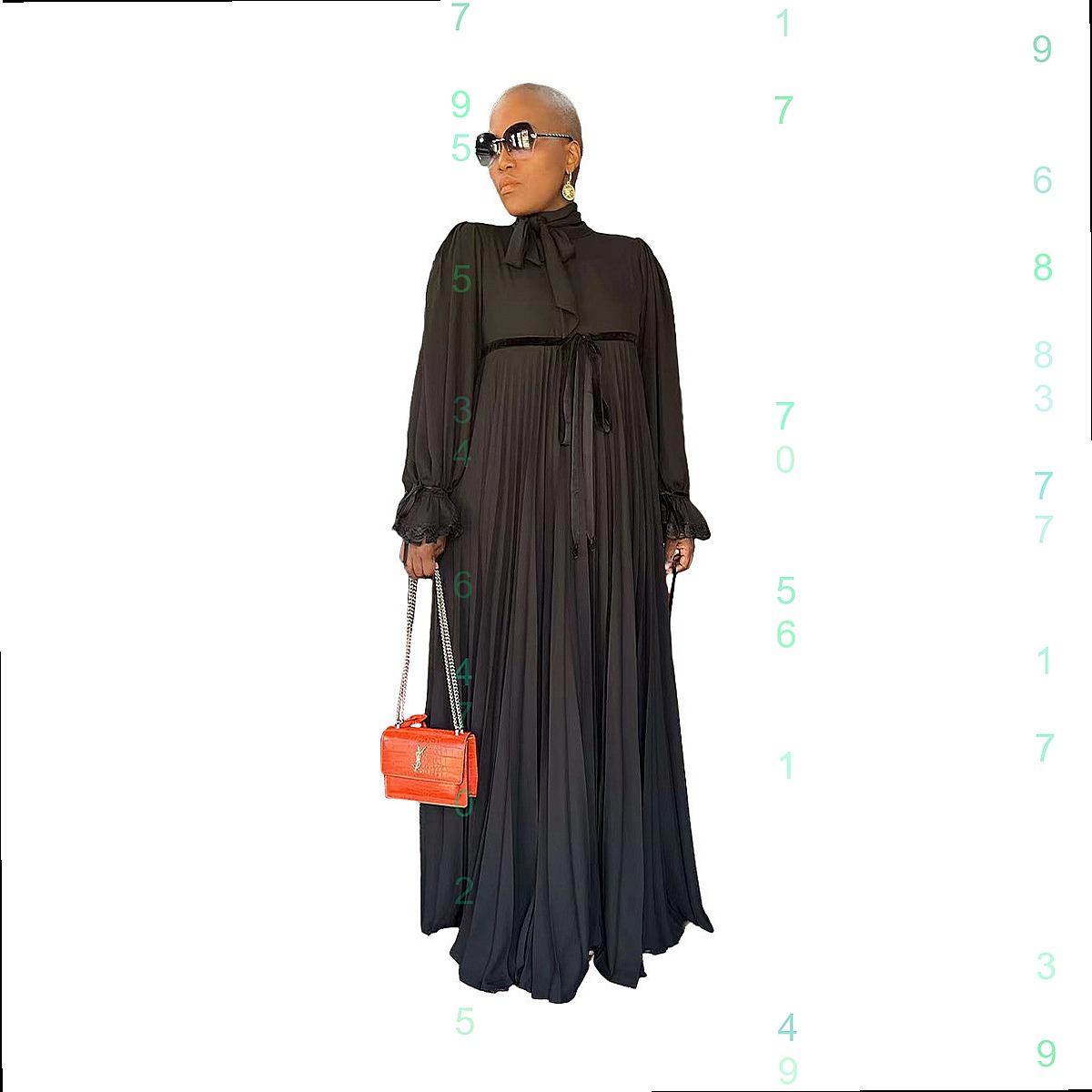 Robe longue plissée pour femme, collection Printemps-Été, combinaison, ensemble assorti, robe de soirée
