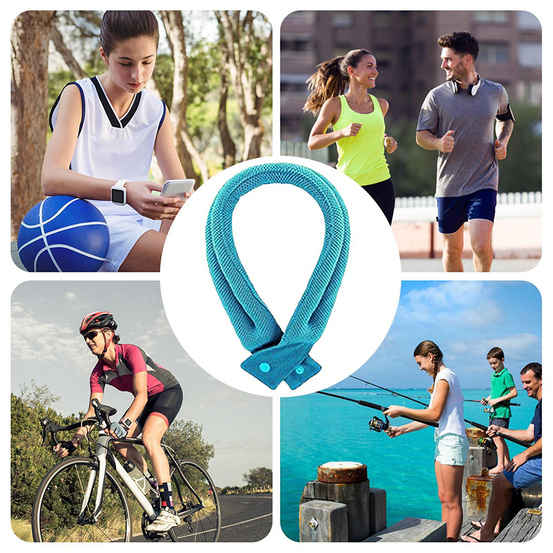 Écharpe rafraîchissante pour le cou, effet froid instantané, pour le sport et les activités de plein air, bande de glace douce, écharpes rafraîchissantes par évaporation pour le cyclisme et le yoga