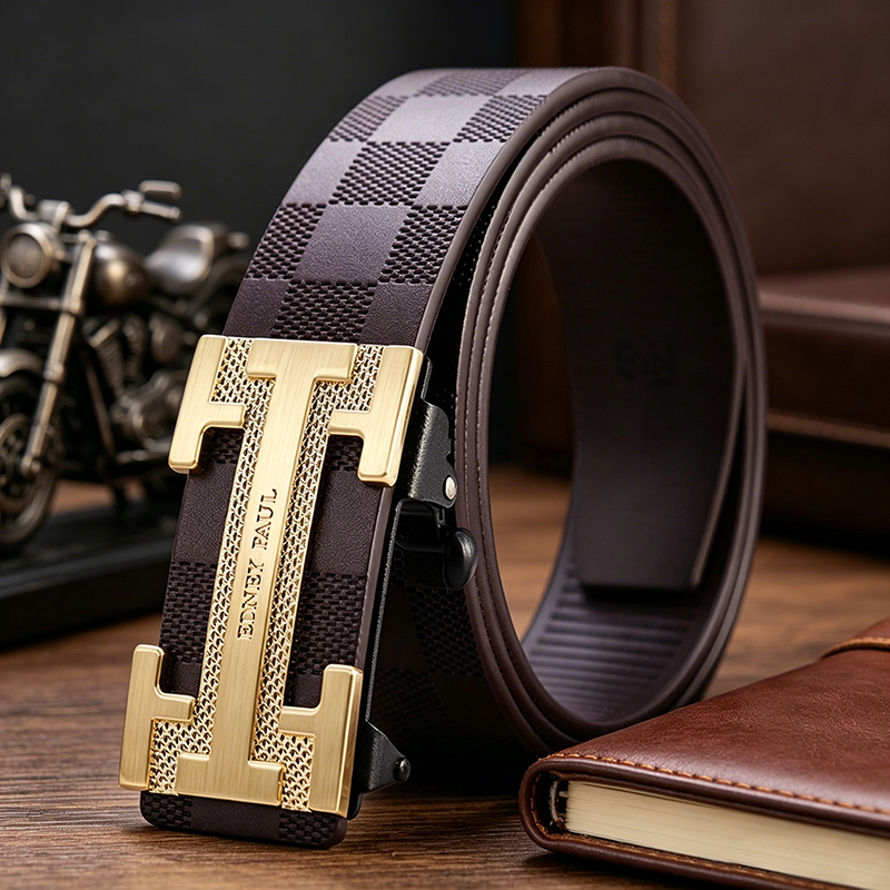 Ceinture pour homme, élégante et décontractée, ceinture de marque de luxe pour homme, ceinture polyvalente pour jeans homme