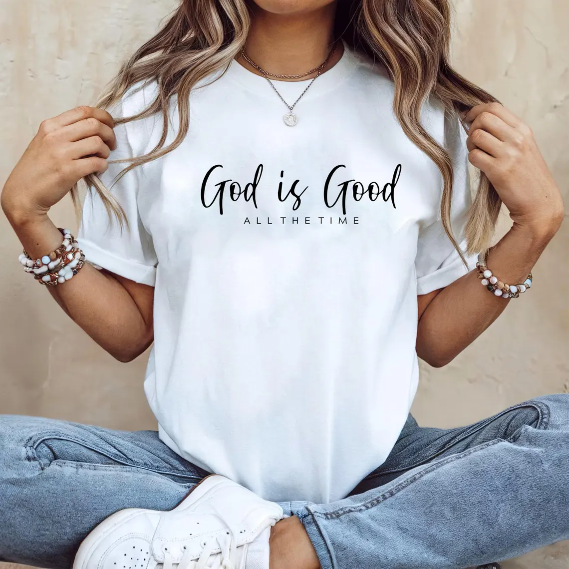 T-shirt God Is Good, T-shirt Éternel, T-shirt Chrétien, T-shirt Inspirant, T-shirt avec verset biblique, T-shirt Chrétien, Jésus