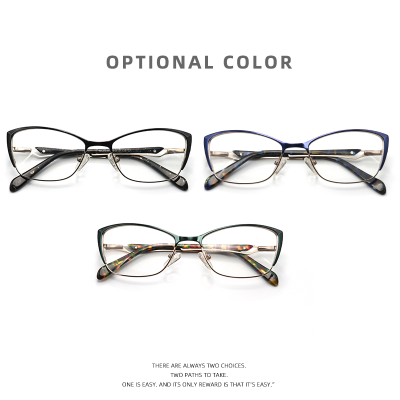 Petite monture de lunettes en œil de chat pour femmes, lunettes optiques, montures de lunettes, vintage, rétro, luxe, mode féminine, 2024