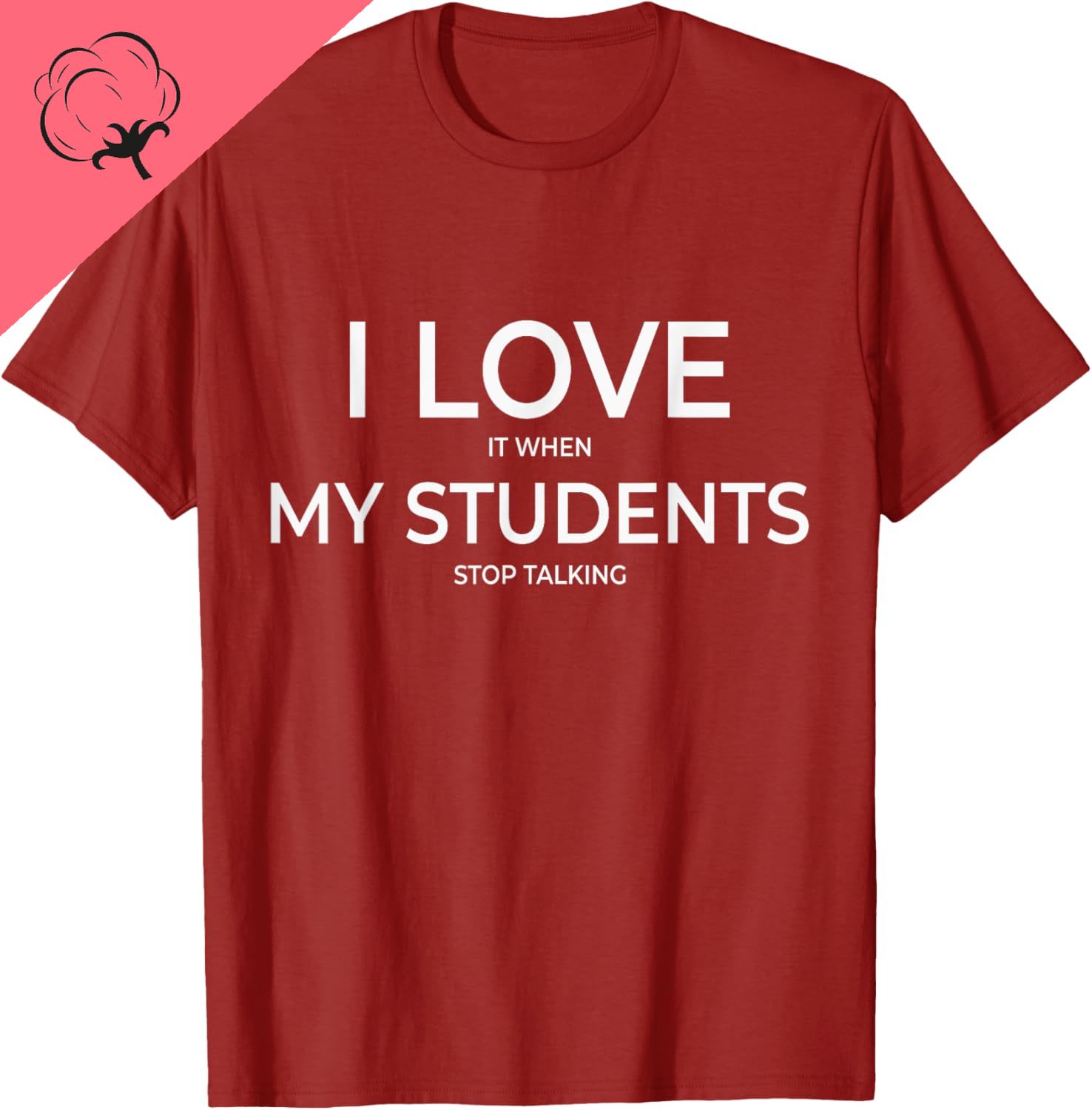 T-Shirt I Love It When My Students Stop Precious King, T-shirt de lycéen, Design original imprimé, Cadeaux