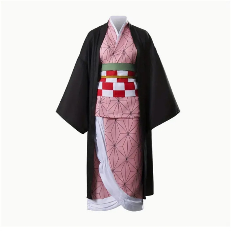 Nouveau Costume de Cosplay Kamado Nezuko, Uniforme Adulte pour Fête de Carnaval Anime Japonais, Costume d'Halloween pour Fille