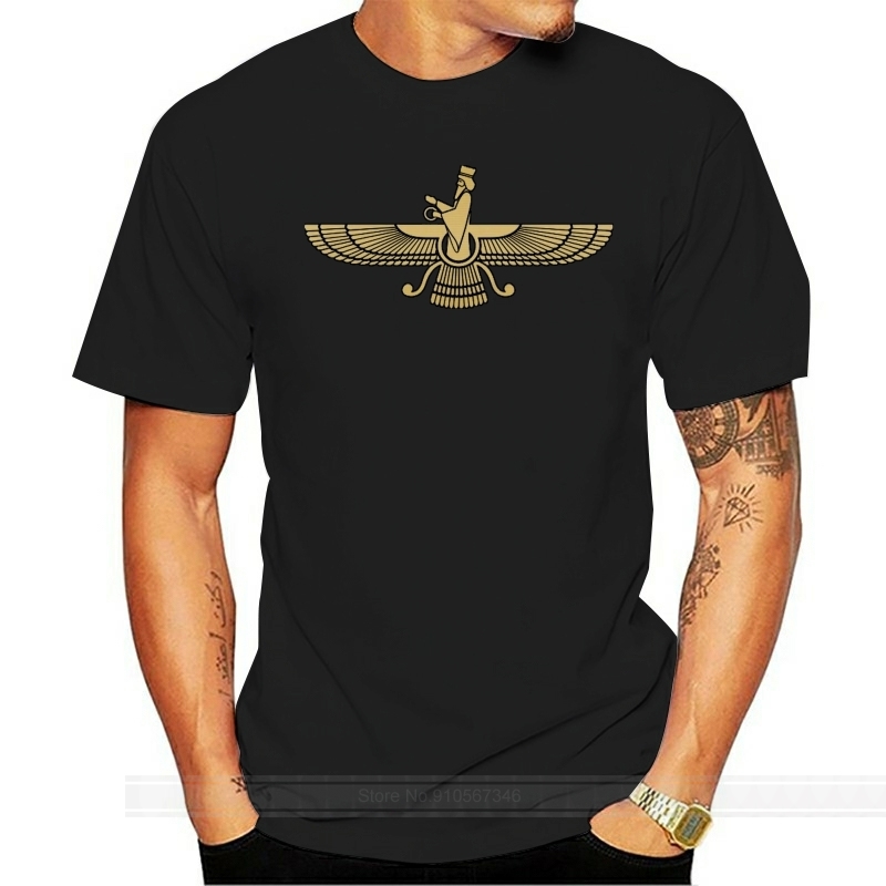 T-shirt humoristique pour homme et femme, humoristique, avec symbole de Farvahar, de la perse, de Iran