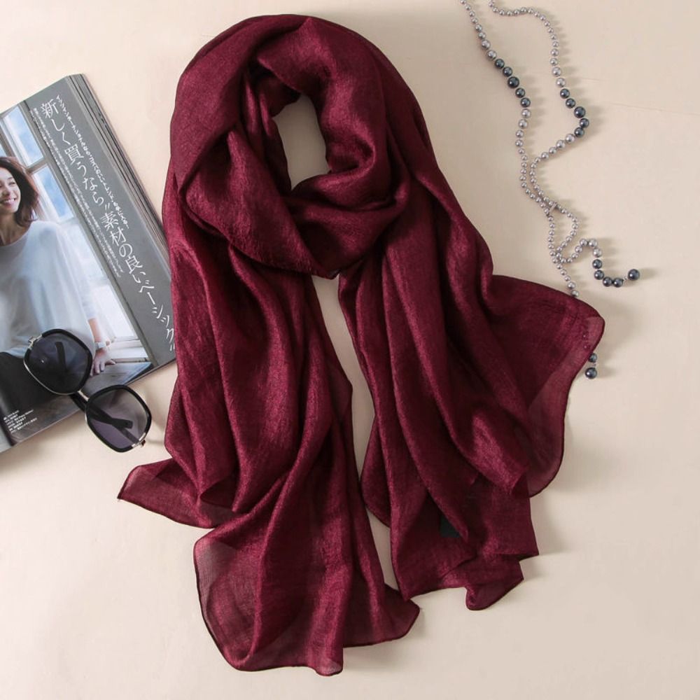 Écharpe en lin uni pour femme, foulard pour document pur, châle de protection solaire pour femme, bandanas grande taille, hijab à la mode, 180x85cm