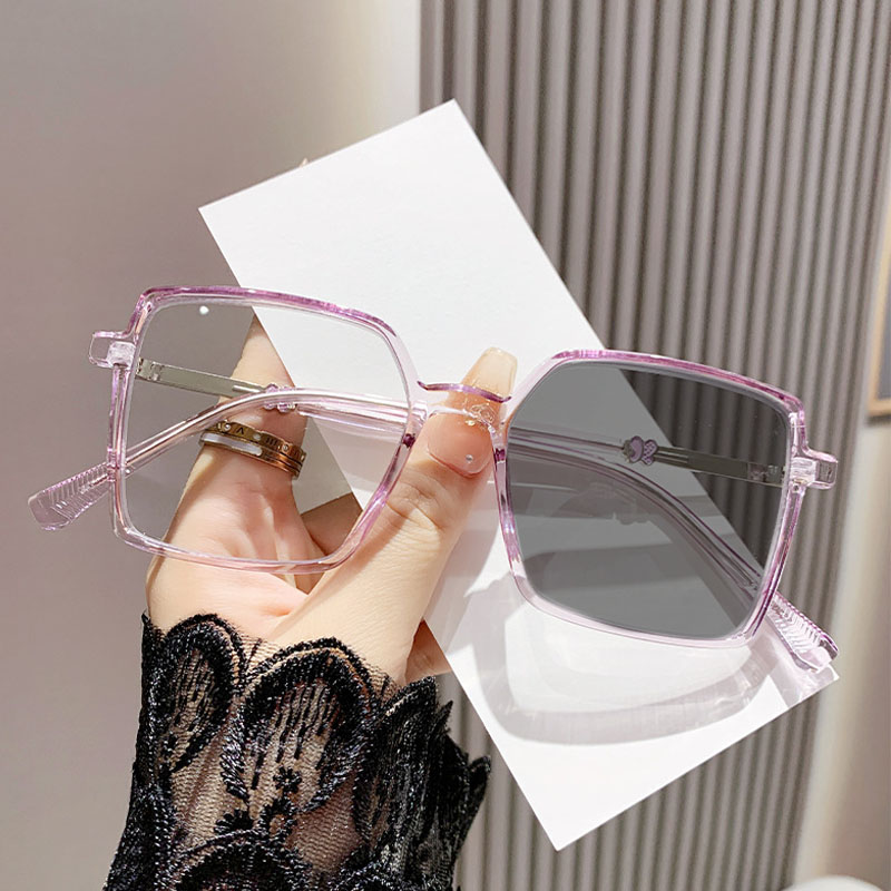 Lunettes photochromiques de luxe Design papillon, tendance, pour myopie, unisexe, pour hommes, couleur changeante, vue de près