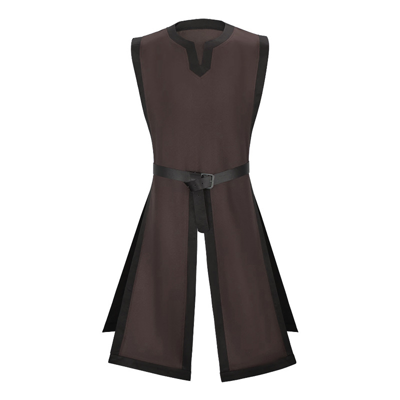 Cape, Robe et Tunique Médiévale Renaissance pour Homme, Style Chevalier Viking, Pirate, Vintage, pour Spectacle Scénique et LARP