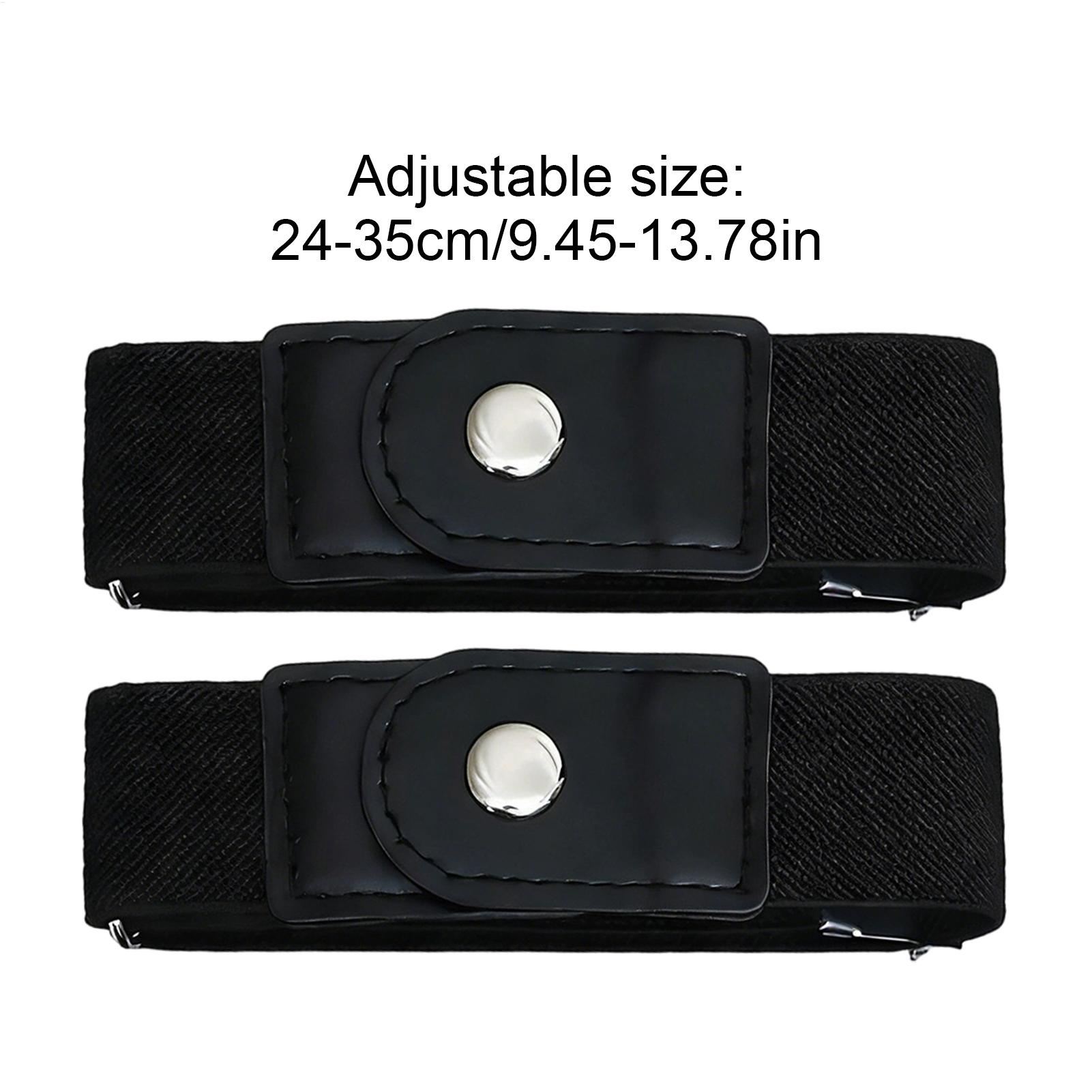 1 paire de ceintures élastiques sans boucle, extensibles et ajustables pour femmes et hommes, pour jeans, pantalons, robes, vêtements décontractés et mode