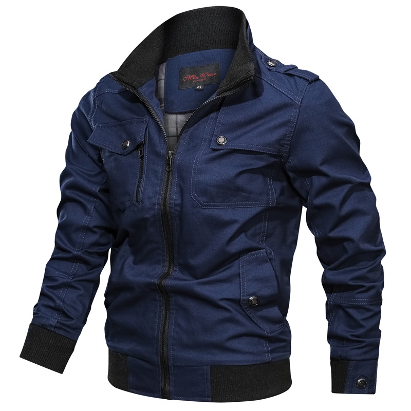 Printemps automne veste hommes coton coupe-vent Bomber manteau militaire hommes tactiques vestes homme Cargo veste décontractée hommes vêtements 2025